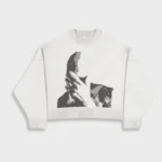 White Frank Ocean Hidden Face Knit Sweater